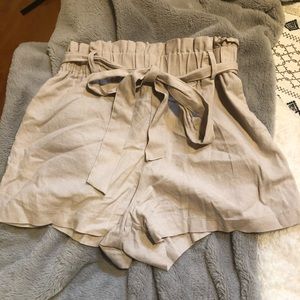 Paper Bag Style Shorts